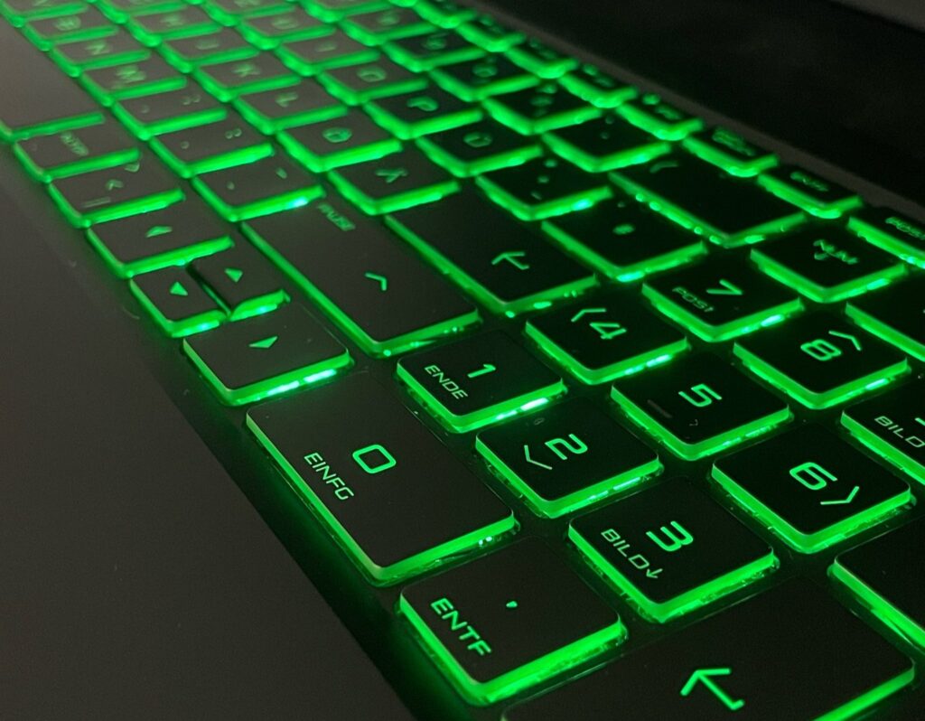 Tastatur mit Hintergrundbeleuchtung